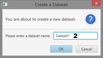 Add new dataset dialog